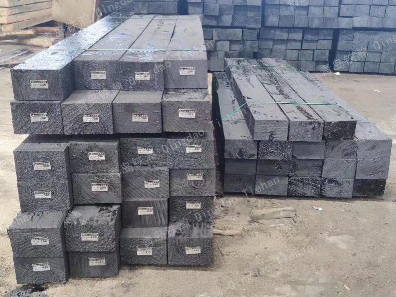 Wooden Railway Turnout Sleepers