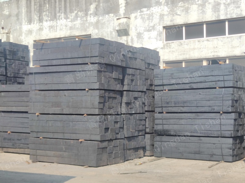 Oil Immersed Wooden Sleepers For Trains