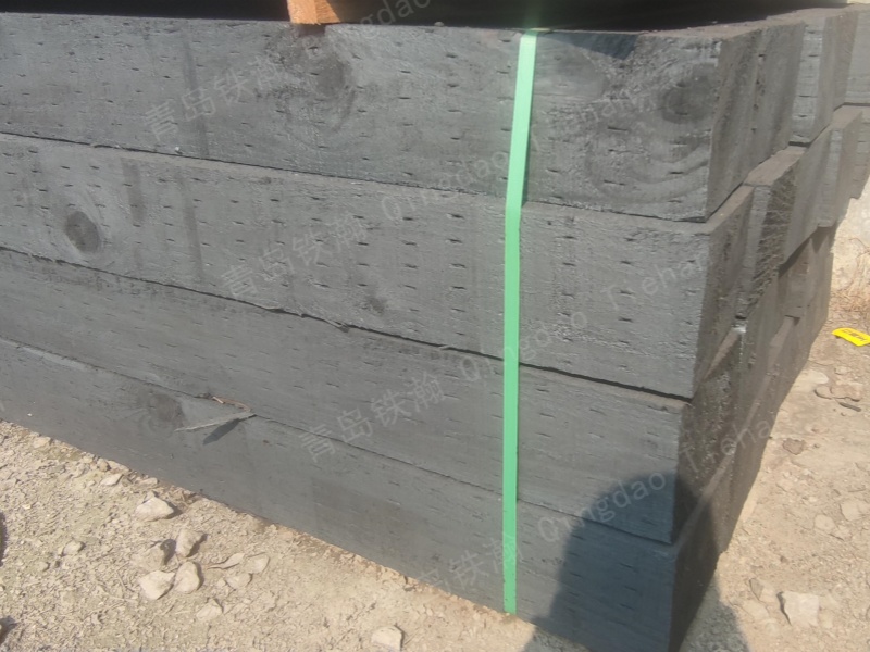 Oil Immersed Pine Sleepers