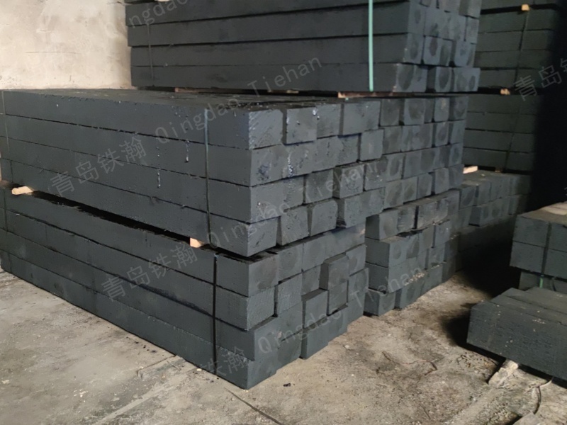 Black Wooden Anti-corrosion Rail Sleepers