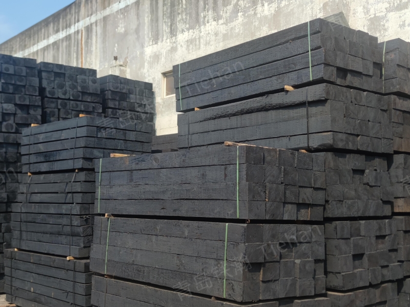 Durable and economical choice - oiled sleepers