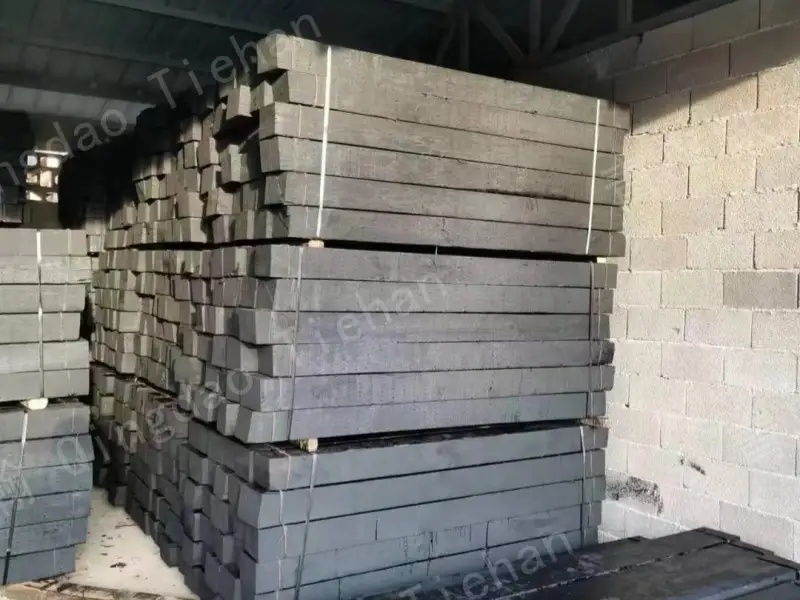 Find a professional manufacturer of railway sleepers, with a focus on Qingdao Tiehan Wood Anti corrosion Co., Ltd